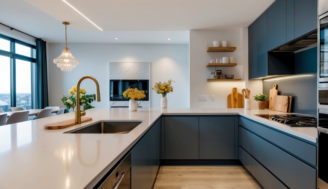 A modern kitchen with new appliances and stylish finishes in a home in Paris, Ontario