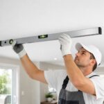 Checking the levels of the ceiling