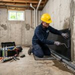 Basement waterproofing and foundation repair in Simcoe